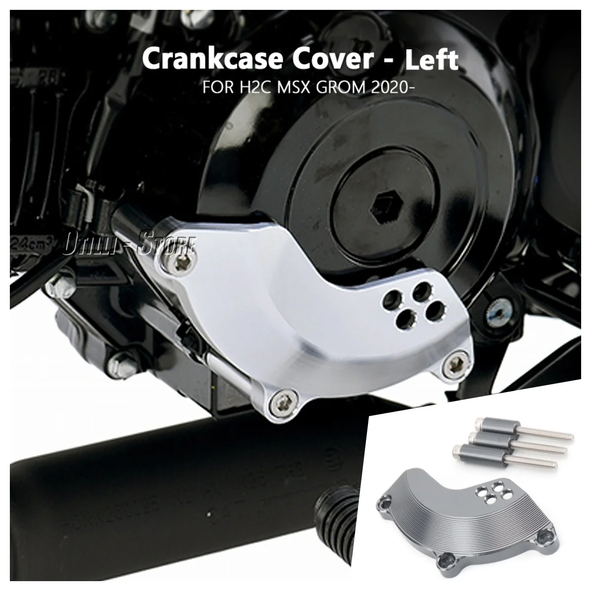 

Для Honda H2C Msx Grom 2020, новый мотоцикл с ЧПУ, алюминиевый правый и левый корпус двигателя, декоративная крышка, ползунки, защита от падения