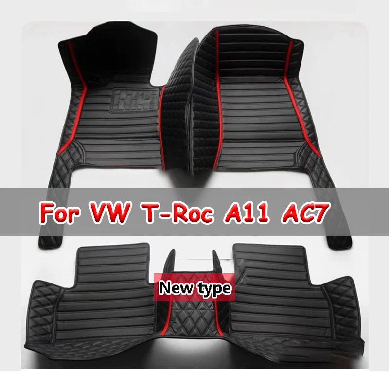 

Car Floor Mats For VW Volkswagen T-Roc A11 AC7 2018 2019 2020 Waterproof Tapete Automotivo Para Carro Car Mats Car Accessories