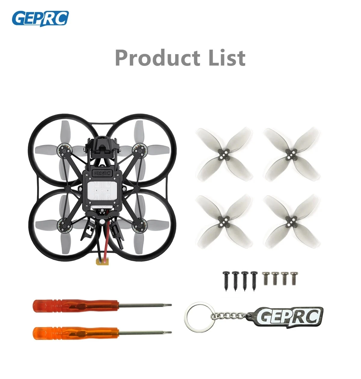 Geprc โดรน DarkStar20 HD WASP FPV 2นิ้วมินิอาร์ซีไร้แปรงสำหรับแข่ง FPV ฟรีสไตล์โดรนเครื่องบิน RC