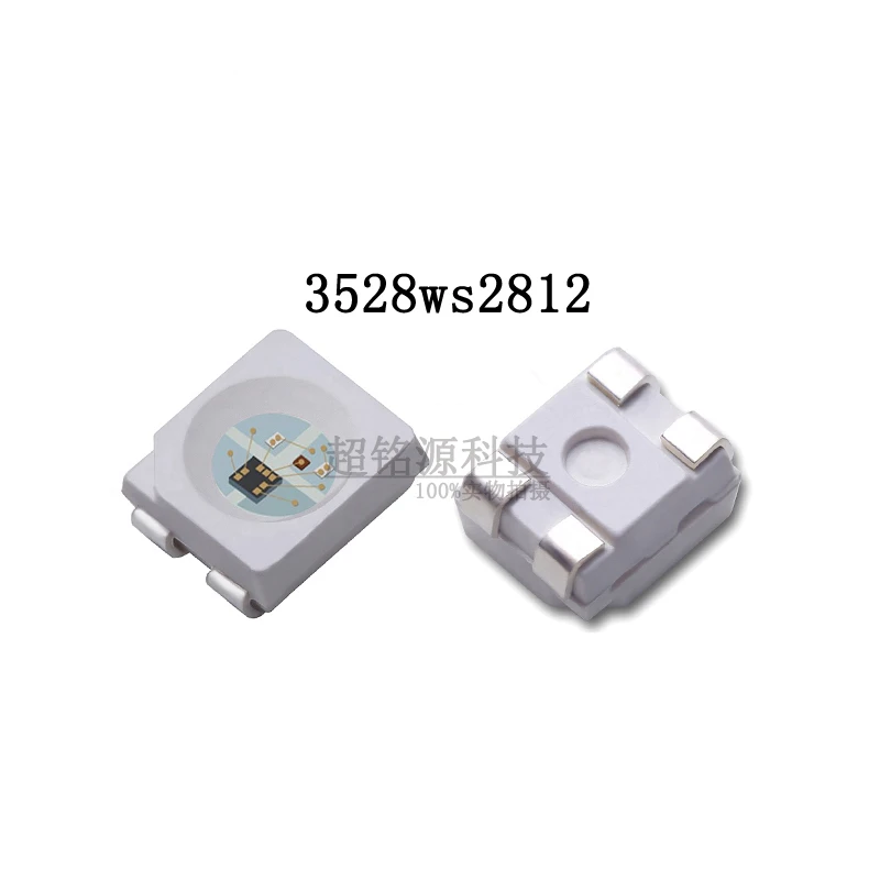 20PCS WS2812B-mini 3528RGB Full Color Symphony 1210 Built-in IC Programmable LED Lamp Beads 4 Feet