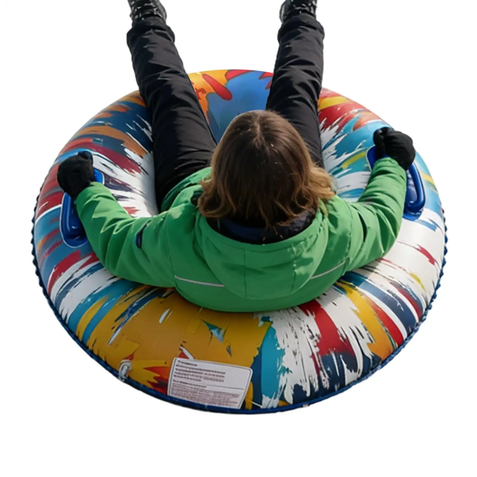 Snow Tubes For Sledding Winter Outdoor Sport Activities Heavy Duty Snow Tubes For Sledding For Outside Girls Women Men Family