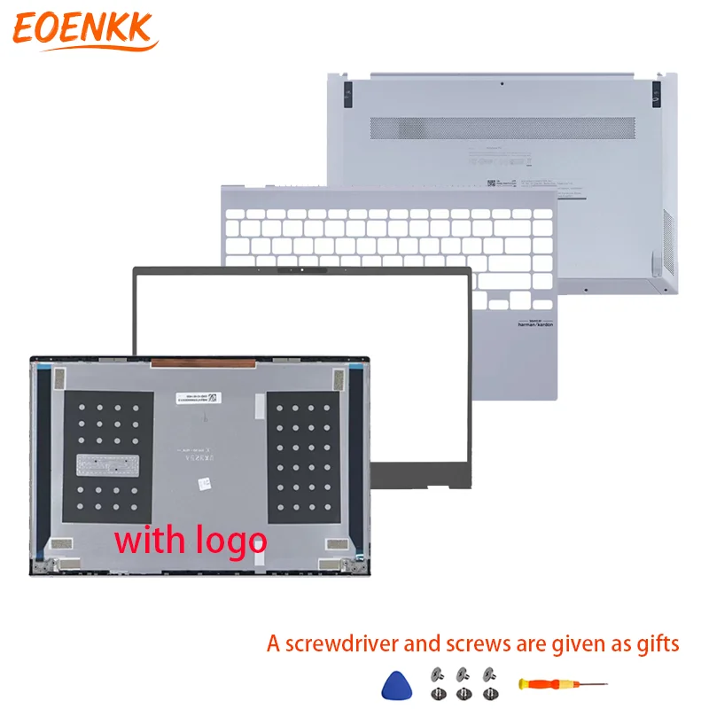 For Asus Zenbook 13 UX325 UX325A UX325J UX325E U3700J Laptop LCD Back Cover Front Bezel Palmrest Bottom Case Silver