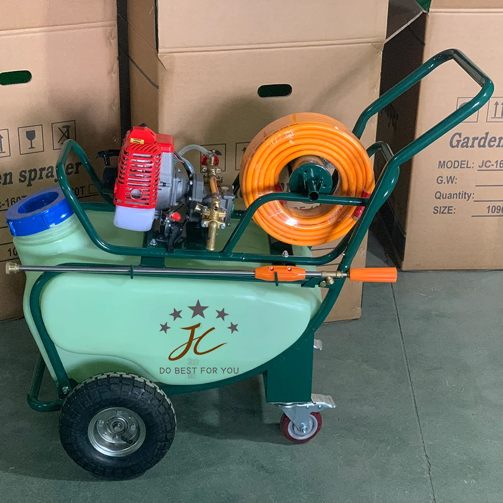 

Taizhou JC 60L Customizable Tank Trolley Sprayer Pesticide Agricultural Petrol Mist Garden Sprayers Farm Equipment
