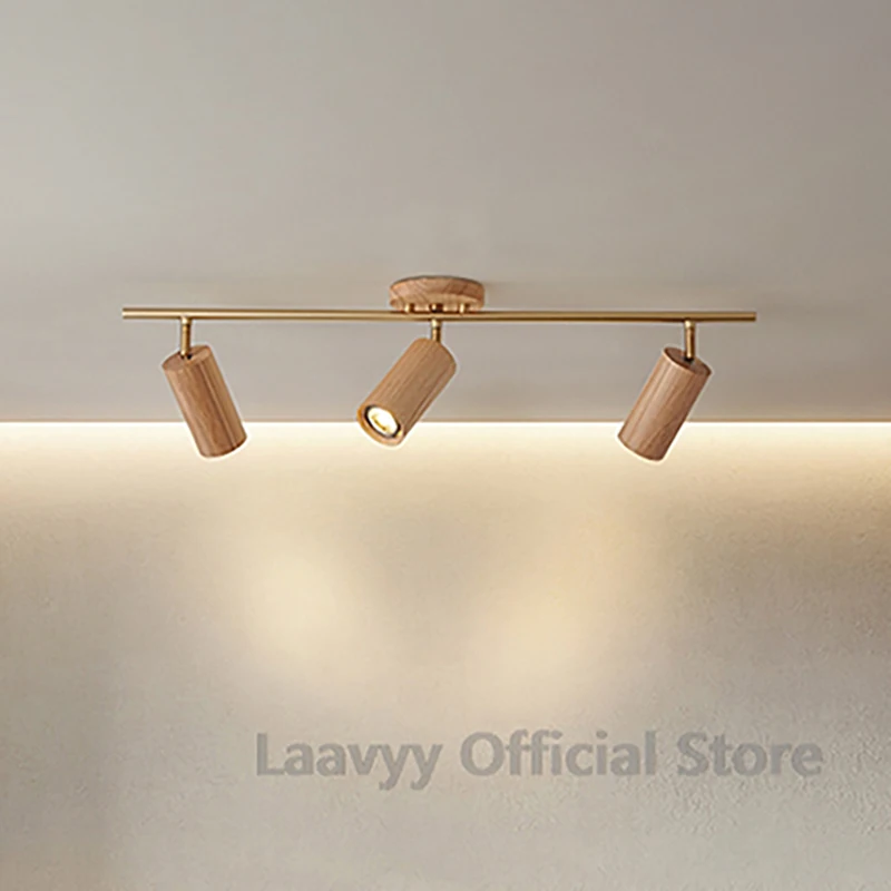 Simple Study Living Room Spotlight Bedroom Corridor Modern Ceiling Lamp Log Color Cafe Interior Decoration Ceiling Spot Lights