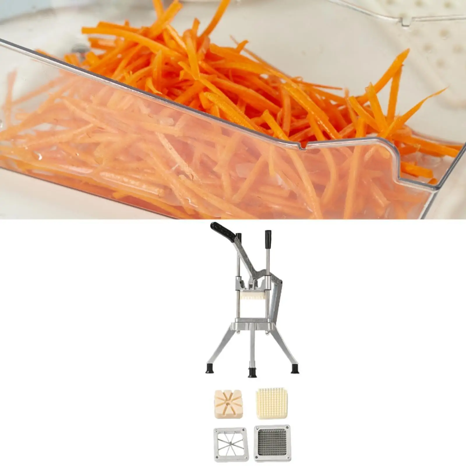 

Commercial Fruit Cutter French Fry Cutter Multifunctional Tomato Food Manual Vegetable Slicer for Peppers Slicing Fruit Lemon