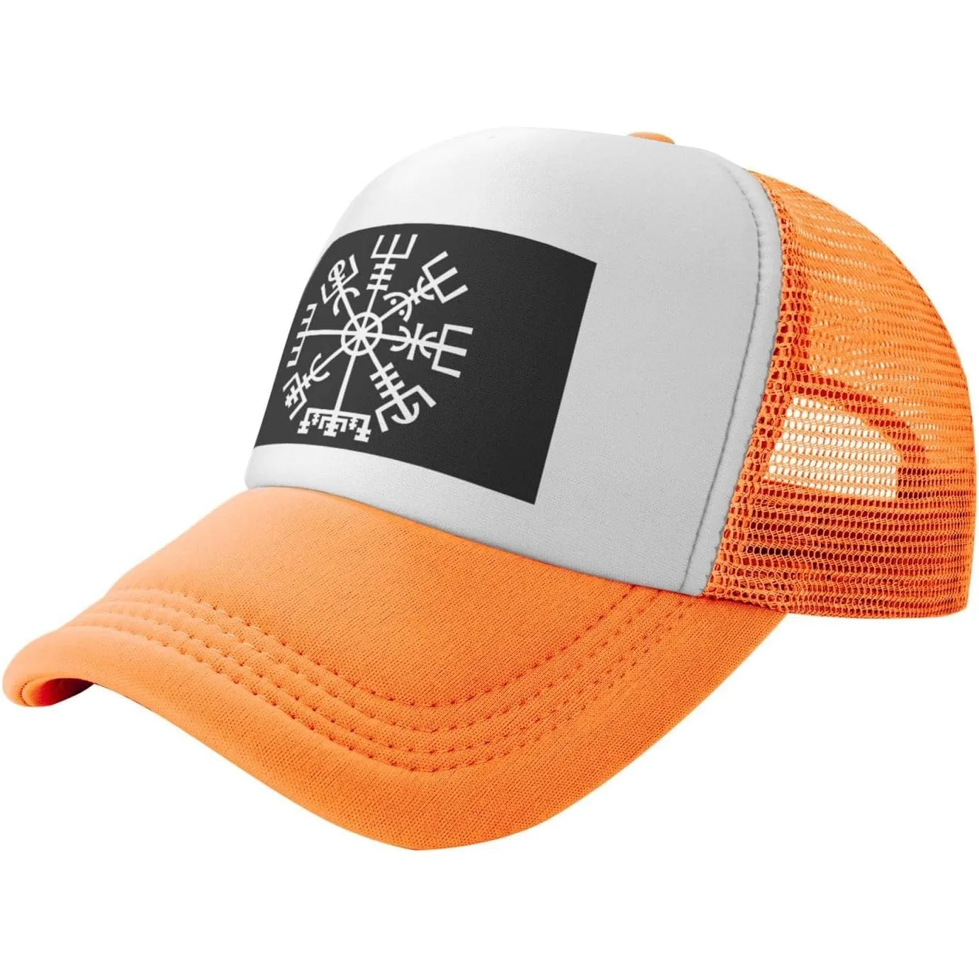 Viking-Vegvisir-Compass-Trucker-Hat-Adjustable-Mesh-Snapback-Cap-Unisex-Outdoor