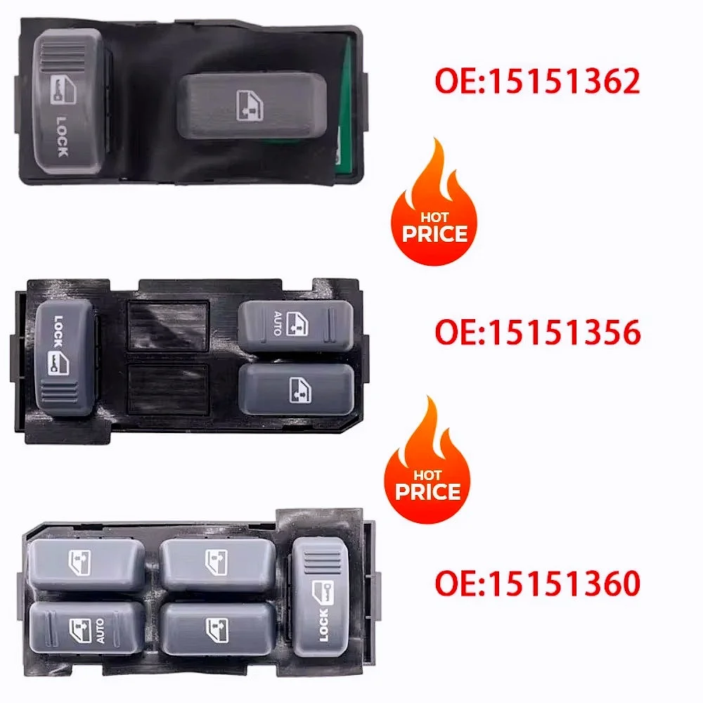 

Car Electric Power Window Regulator Switch15151356 15151360 15151362 For Chevrolet Blazer Suburban S10 Tahoe For GMC Jimmy
