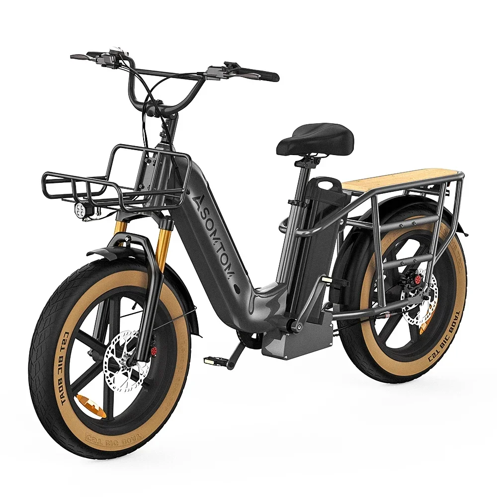 Adult Electric Bicycle 1500W Powerful motor 48V30AH Dual Battery Urban Commuting Takeaway delivery Electric Bike Fat Tire e bike