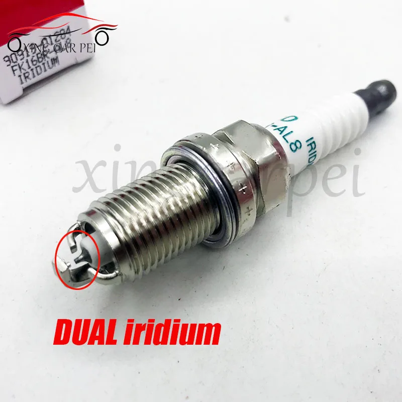 4pcs 90919-01284 FK16BR-AL8 Iridium Spark Plug For Toyota Yaris