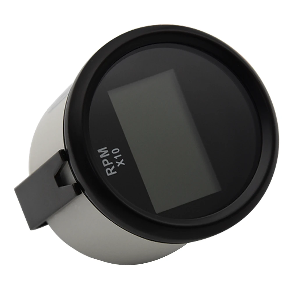 52mm Digital Tachometer W/ Hourmeter For Marine Car Truck Motorcycle Yacht Boat RPM Meter REV Counter 0-9990rpm Tacho Gauge