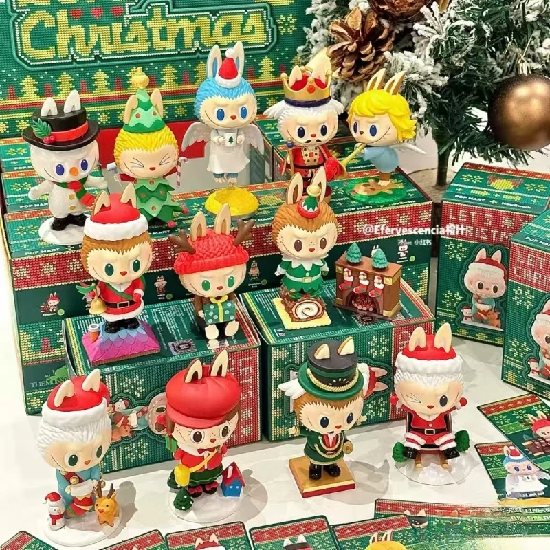 

2024 New Authentic Labubu Christmas Series Blind Box Super Cute Fashion Trendy Play Blind Box Collectable Toy Birthday Gift