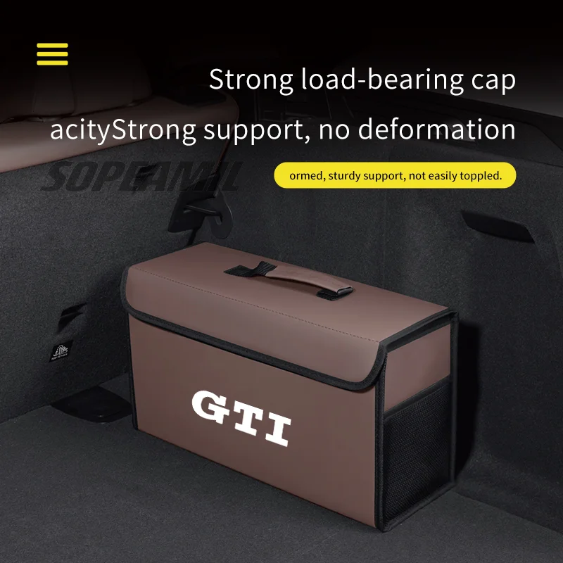 

Volkswagen GTI Golf Arteon Tiguan Touareg Passat Polo Scirocco Jeeta CC Polo Car Trunk Storage Box Foldable Stowing Tidying Bag