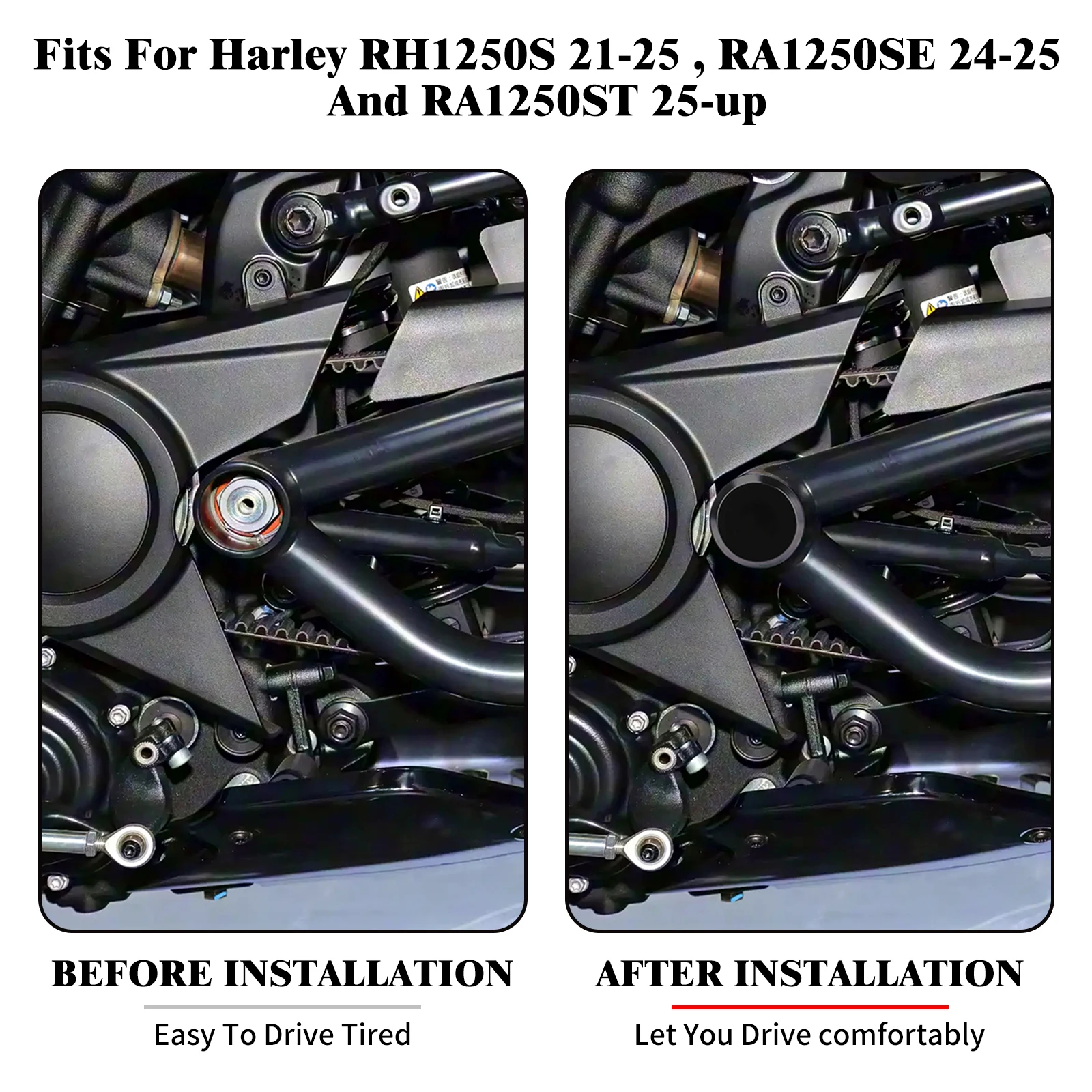 دراجة نارية المحور الخلفي الجوز غطاء Swingarm محور الترباس قبعات الجبهة شوكة التمهيد المنزلق صدمة يغطي ل سبورتستر S RH1250S 21-25 RA1250