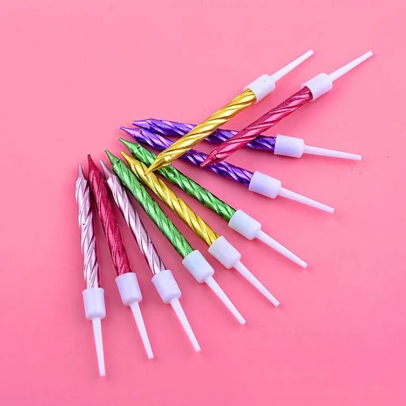 Picture 4: 10 PCS Birthday Thread Candle Children's Creative Baking Party Cake Decoration One Year Net Red Digital Colorful Pencil