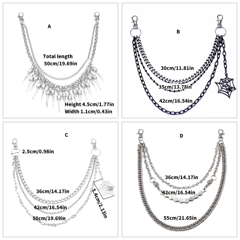 652f Punk -Seitenkette Trendseting Halloween