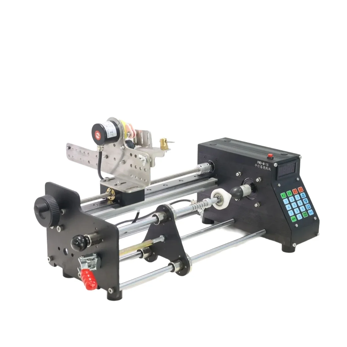 PWD-M-15 Enameled Wire Automatic Winding Machine for Parallel Stranded Wire Small Accurate Fish Coil Winding with Meter