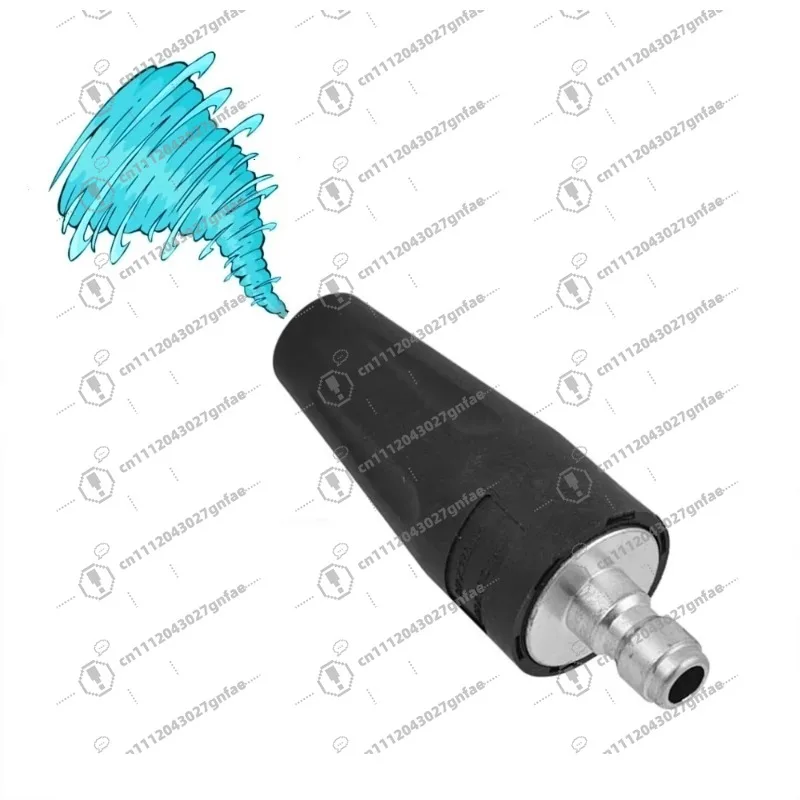 SS Car Wash High Pressure Rotary Turbo Nozzle Sprayer with 1/4 Inch Quick Connector Plug Rotary Washer Cleaning Accessory Tool