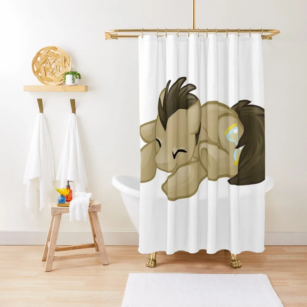 

Sleepy Dr. Hooves Shower Curtain Set For Bathroom For Bathrooms With Beautiful Designs For Bathrooms Funny Shower Curtain