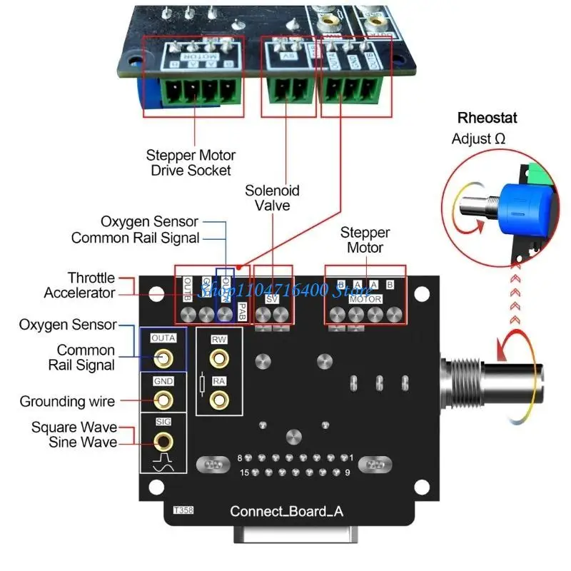 y1gd Automotive Diagnostic Tester for Ignition Coils Injectors Solenoid Valves Stepper Motor Simulated Function