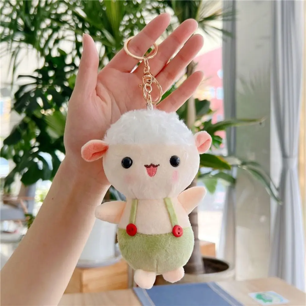 

Stuffed Toys Plush Stuffed Doll Bag Pendant Sheep Key Ring Lamb Plush Keychain Stuffed Sheep Keychain Small Sheep Pendant