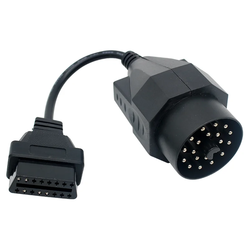 For BMW 20 Pin To OBD2 16 Pin Interface Connector OBDII Adapter For BMW E36 E39 E30 F20 X5 Z3 E53 Car Diagnostic Cable