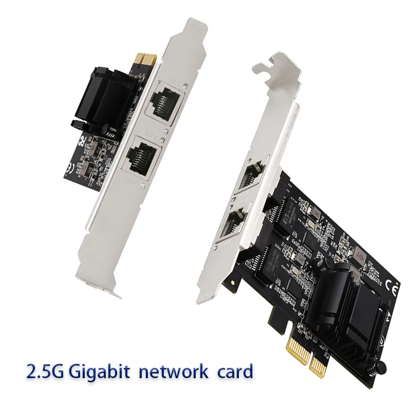 إيثرنت سريع 10/100/1000 ميجابت في الثانية لعبة PCIE بطاقة Lan بطاقة 2500 ميجابت في الثانية جيجابت بطاقة الشبكة محول RJ-45 LAN محول PCIE إلى إيثرنت