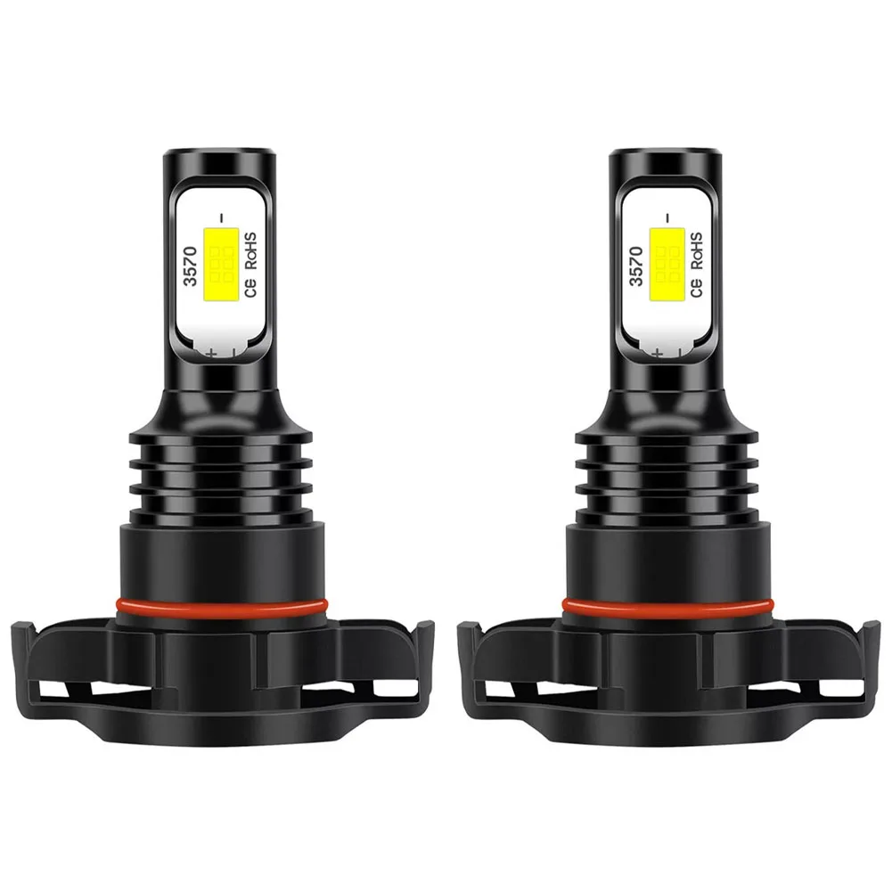 검은색 자동차 안개등 밝은 조명 12V 24V 전압 호환성 4000 루멘 밝기 불리한 날씨 운전