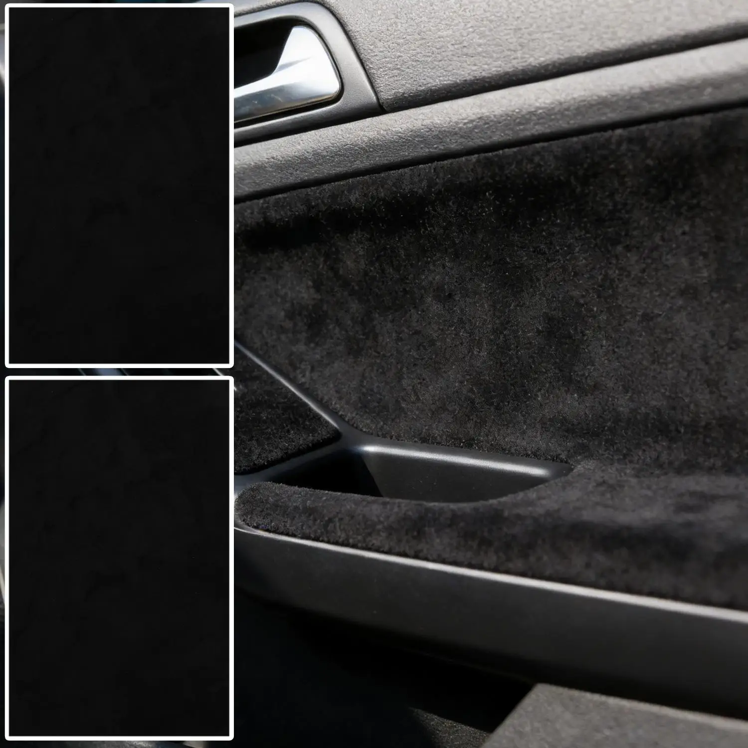 Rollos de tela de gamuza autoadhesiva para interiores de coche, cajones, joyeros, película adhesiva elástica de gamuza sintética