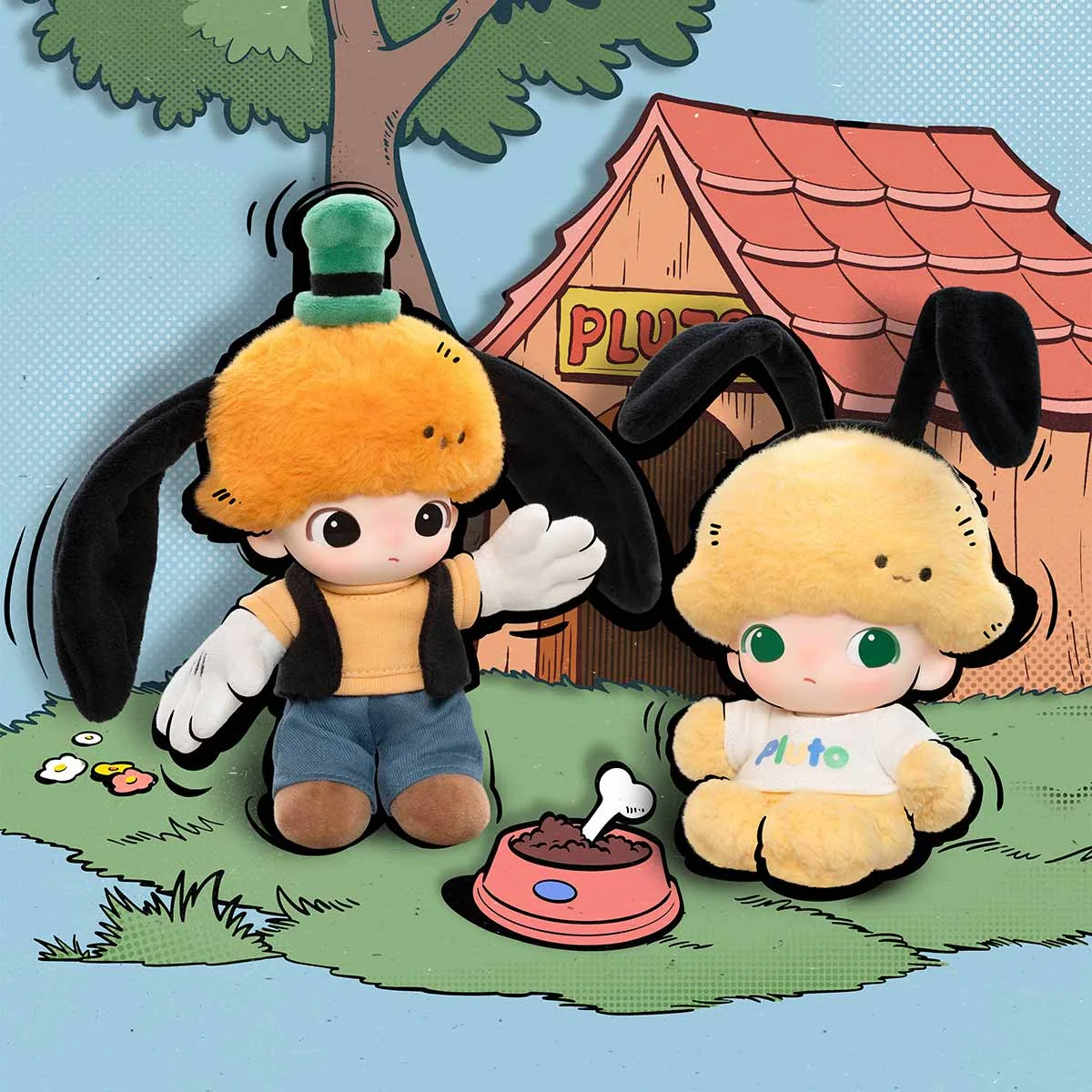 

POP MART Disney Collaborative DIMOO WORLD Series виниловый плюшевый брелок слепая коробка ограниченная серия милые кавайные мягкие игрушки аксессуар ​