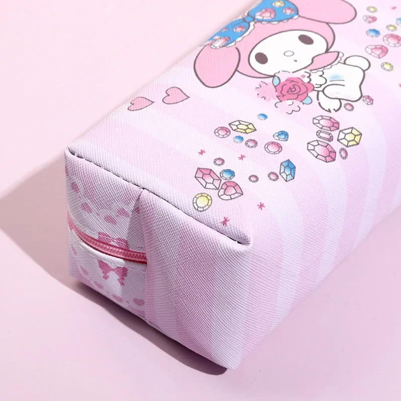 Astuccio per studenti Sanrio per ragazza donna Cinnamoroll Hello Kitty Kuromi Melody Storage Bag borsa cosmetica portatile impermeabile