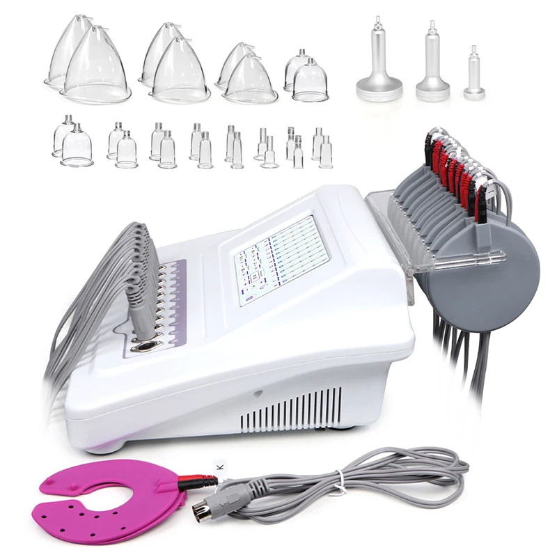 Portable Microcurrent Vacuum Electronic Stimulation Fat Loss Weight Machine Cavitation Muscle Therapy Pain Relief