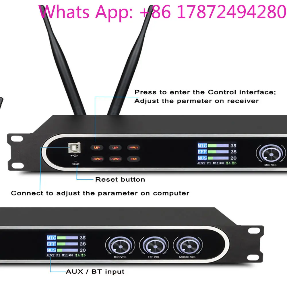 Mini Wireless Microphone with bluetooth   Connect Computer and Mobile Phone