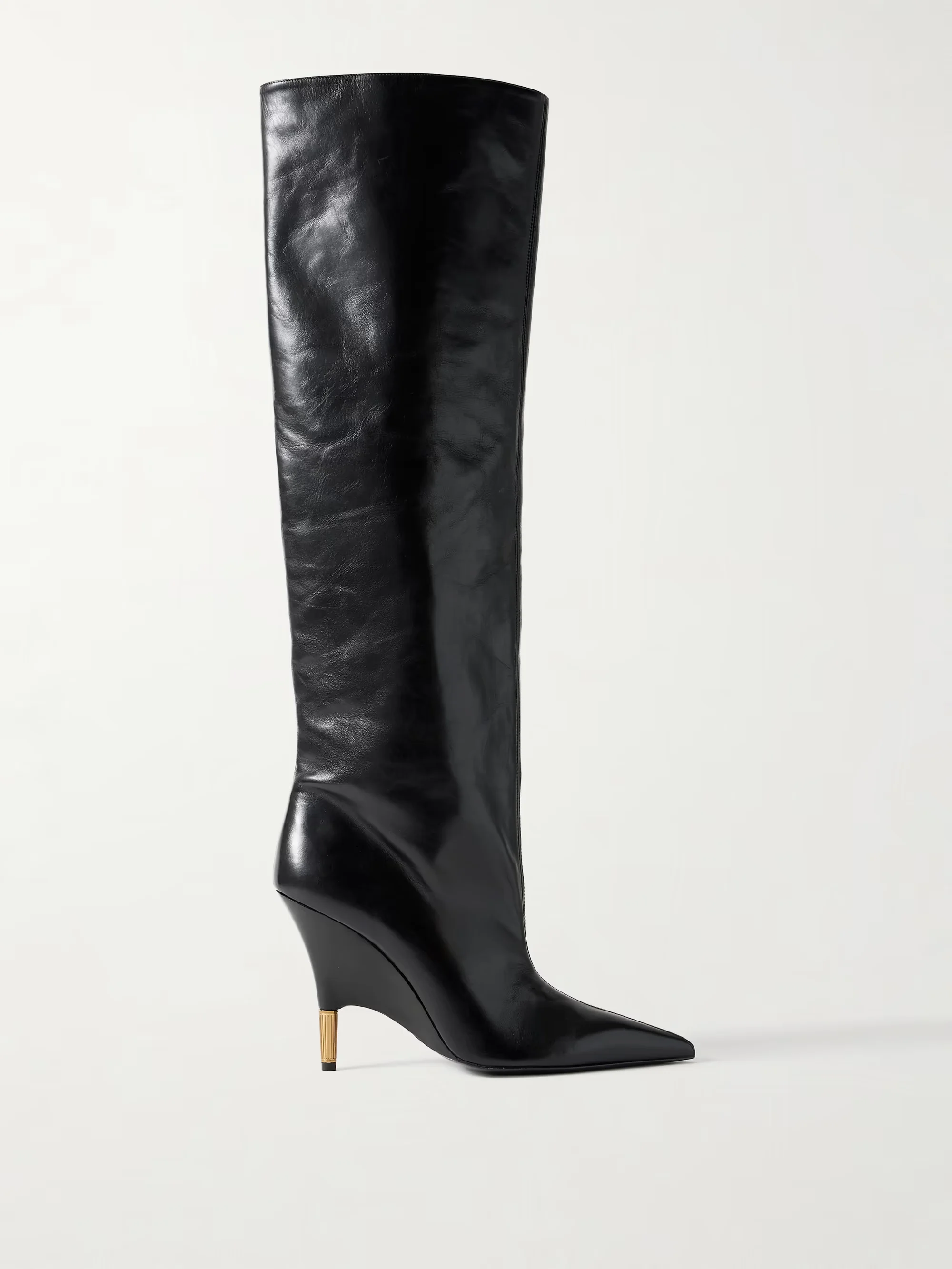 Women's suede strange style knee high boots sexy 2026 winter new in pointy toe leather high heels luxury designer party shoes