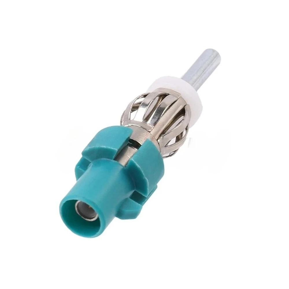 Fakra to DIN antenna adapter car stereo FM/AM radio connector converter, suitable for receiver installation accessories