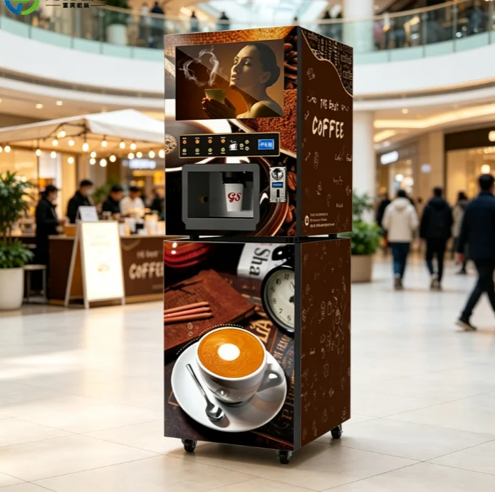 Automatic Bean to Cup Coffee Vending Machine Hot Cold Coffee Vending Machine