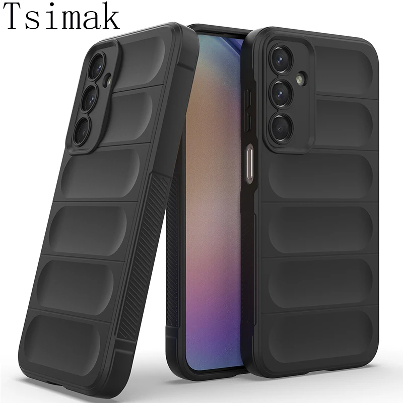 Liquid Silicone Case For Samsung Galaxy M14 M34 M54 M15 M55 M13 M23 M33 M 14 34 54 5G Phone Cover Shockproof Bumper Back Coque