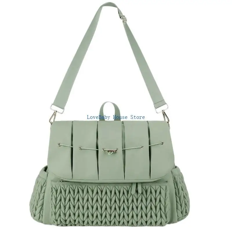 حقيبة ظهر لحفاضات الأطفال قابلة للطي من BX0D بسعة كبيرة ووسادة تغيير الحفاضات للأمهات #2