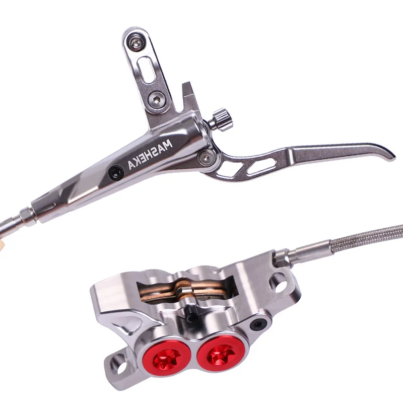 

MASHEKA New Product Factory Manufacturing HD680-4M Color Bicycle Hydraulic Disc Brake MTB Big 4 Pistons Hydraulic Disc Brake