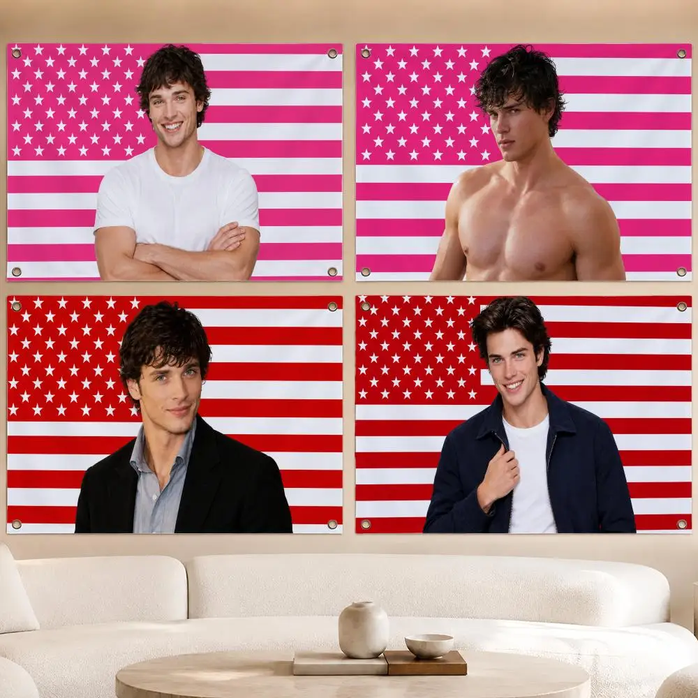 Actor Tom Welling Flags decor flag banner,wall hanging flag,indoor outdoor wall decor,yard garden porch patio