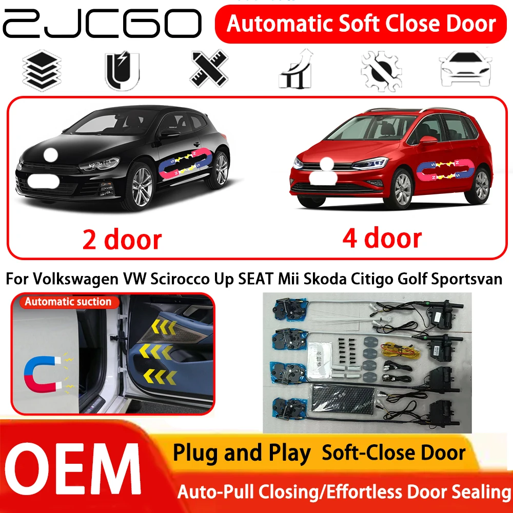 for Volkswagen VW Scirocco Up SEAT Mii Skoda Citigo Golf Sportsvan OEM Plug and Play Automatic Electric Soft Close Door System
