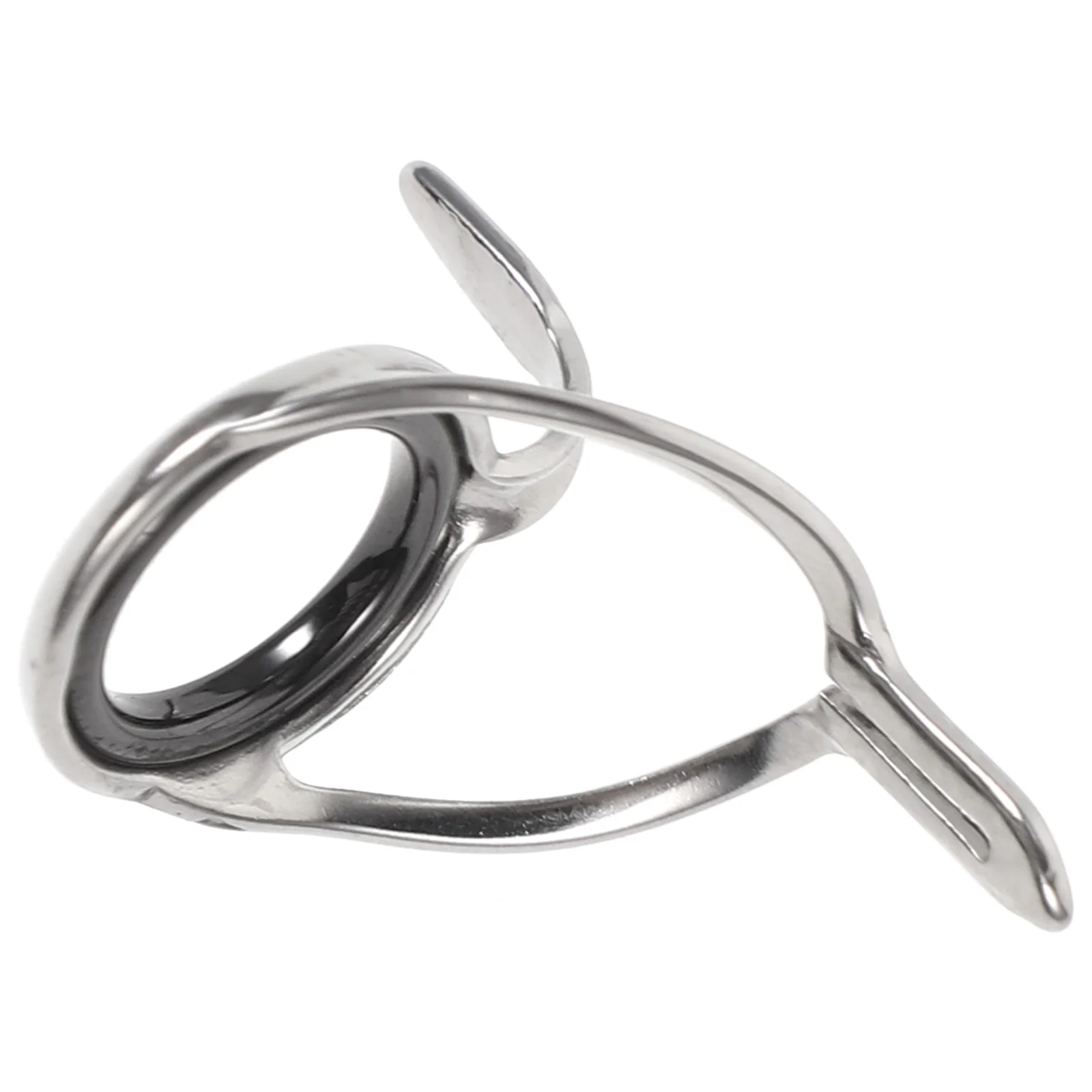 

11Pcs Fishing Rod Tips Stainless Steel Repair Kit Lightweight Portable Rod Guide Replacement Professional Angling Accessory Set