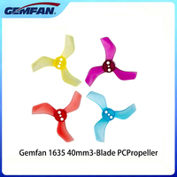 4Pairs Gemfan 1635 40mm 1.6X3.5X3 3-Blade PC Propeller 1mm 1.5mm Single Hole for RC FPV Freestyle Tinywhoop Drones DIY Parts
