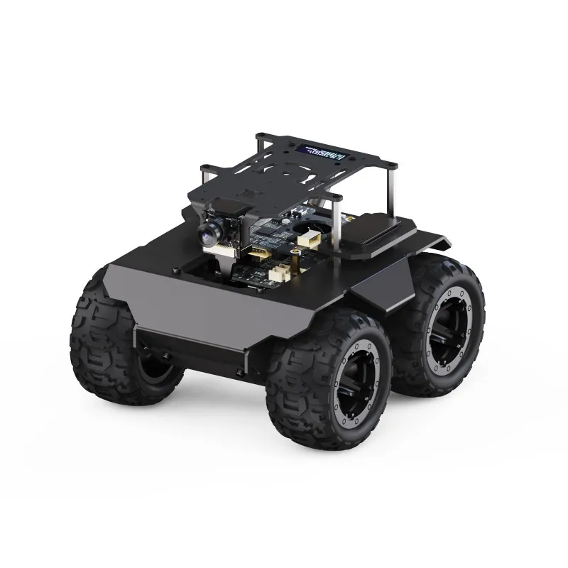 RaspRover Open-source 4WD AI Robot, Dual controllers, All-metal Body, Suitable for Raspberry Pi 4B / Raspberry Pi 5