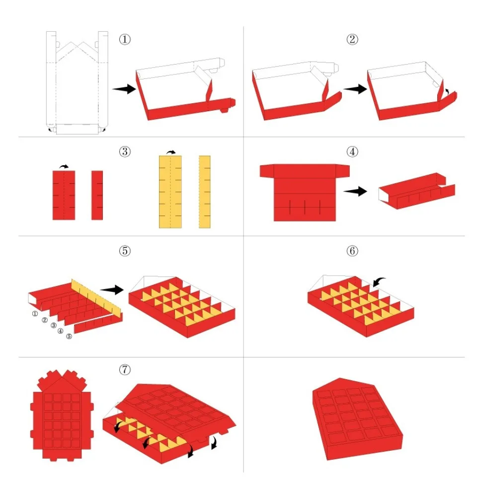 5/10/15 Stück Party-Geschenkbox, 24 Fächer, lustiger Poke mit Finger, DIY-Kinder-Countdown, Adventskalender, Überraschung, Blindbox, Navidad – Detail 11