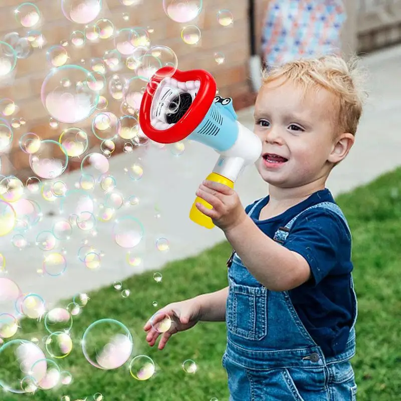 

Bubble Machine For Kids Cute Large Mouth Bubble Blower Maker Summer Toy For Indoor & Outdoor Bubble Toys For Birthday Wedding