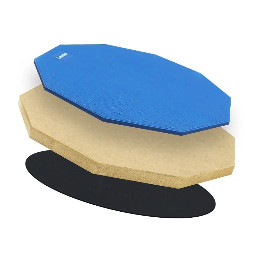 12 Inch Drum Practice Pad Anti-slip Rebound Percussion Board Professional Snare Stand Shock‑Absorbent Dumb Drum Pad