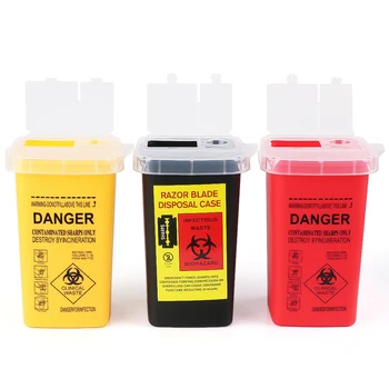 Boîte à déchets en plastique 1L, conteneur de fournitures mé...