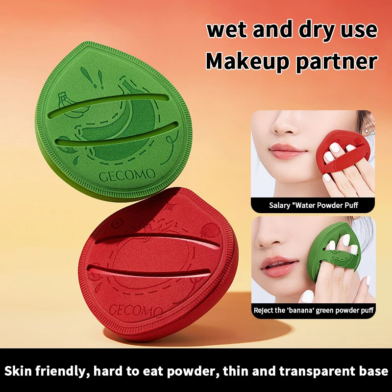 1 pz fondotinta creativo soffio di polvere cuscino d'aria super morbido trucco frullatore spugna applicatore cosmetico a doppio uso umido e secco