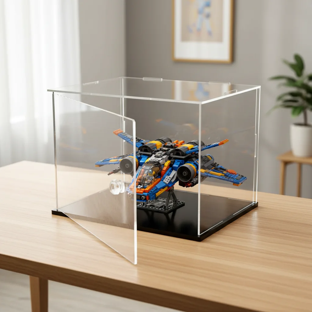 75 Size Clear Acrylic Display Case Customizable Dustproof Storage Box for Pop Style Figures Blind Box Car Model Collectibles
