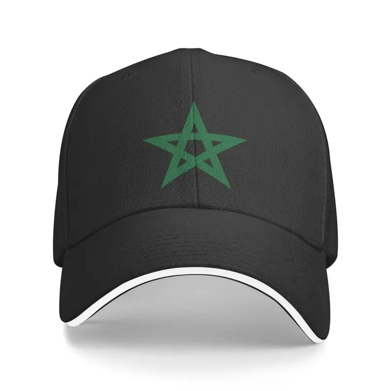 

Custom Morocco Flag Baseball Cap for Men Women Breathable Moroccan Proud Patriotic Dad Hat Sports